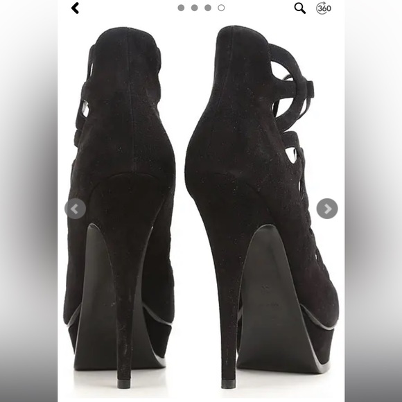 Saint Laurent Lace-up Platform High Heels 39 - Picture 2 of 10